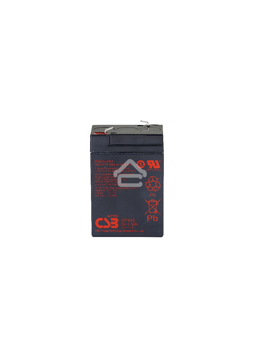 Батарея CSB GP 645 (6V, 4.5Ah)