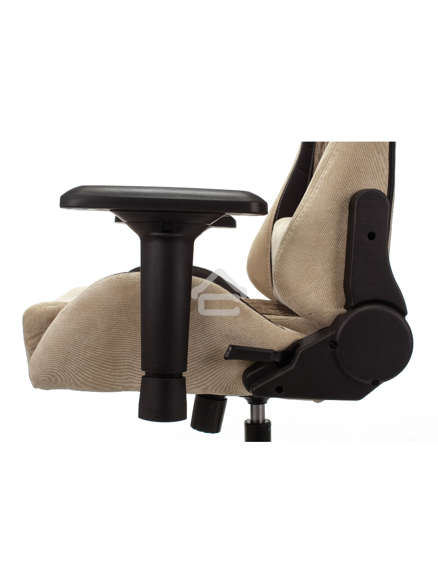 Кресло игровое Бюрократ VIKING 7 KNIGHT BR FABRIC коричневый текстиль/эко.кожа крестовина металл/пластик