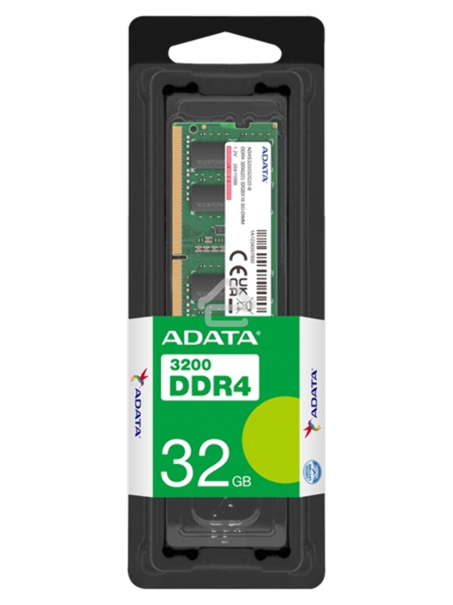 Оперативная память ADATA, DDR4, 32GB (1x32GB), 3200MHz, CL22, SO-DIMM