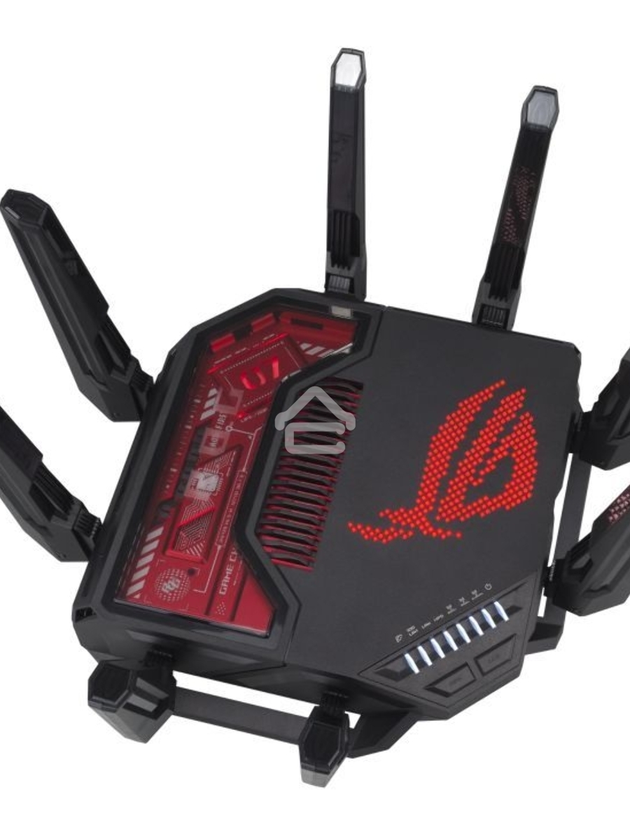 Маршрутизатор ASUS GT-BE19000, черный/красный, 90IG0850-MO9A0V
