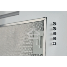 Вытяжка встраиваемая Monsher Angers 60 Blanc, 54 см, 800 куб. м/ч, 45 дБ