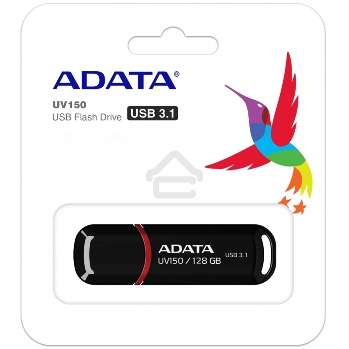 Флэш диск ADATA Flash Drive 64GB UV150 USB3.0, BLACK