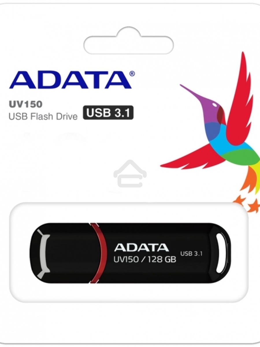 Флэш диск ADATA Flash Drive 64GB UV150 {USB3.0, BLACK}