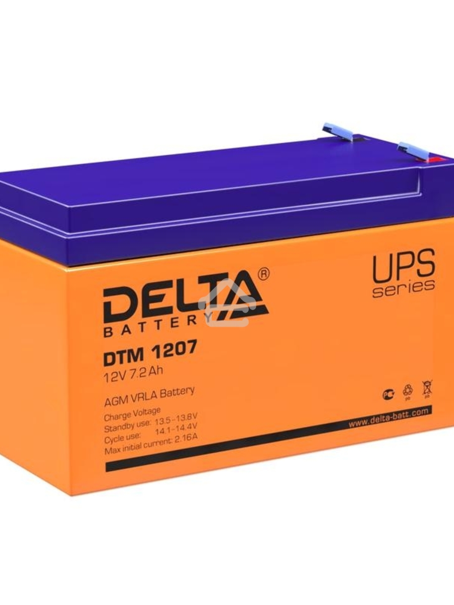 Батарея Delta DTM 1207 (12V, 7.2Ah)