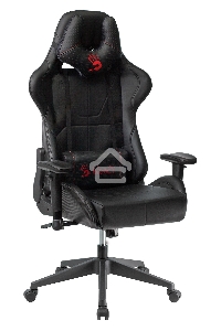 Кресло игровое A4Tech Bloody GC-500, черный, эко.кожа, крестовина пластик
