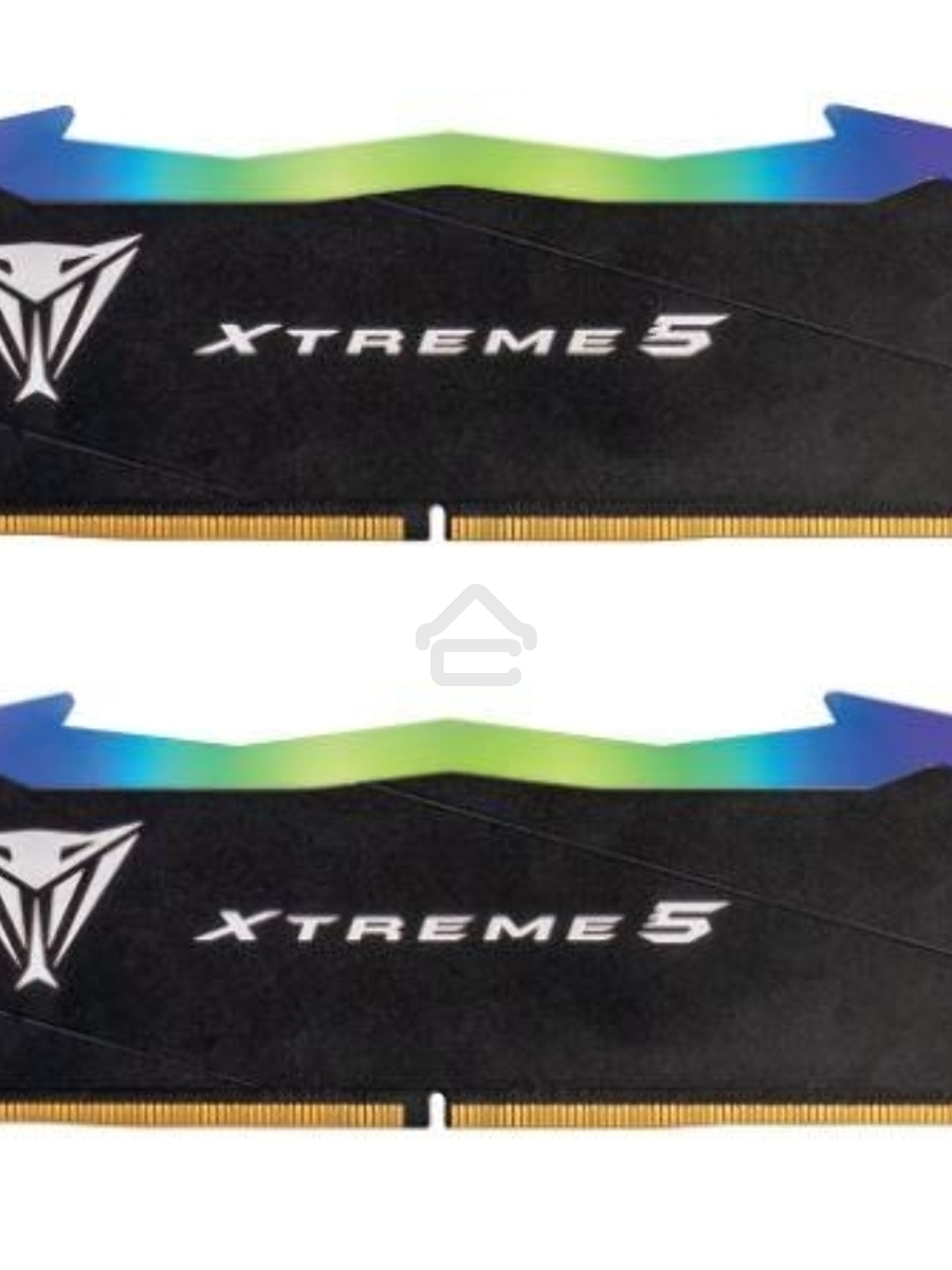 Оперативная память Patriot Viper Xtreme 5, DDR5, 48Gb (2x24Gb), 7600MHz, CL36, DIMM, с радиаторами, RGB, черный