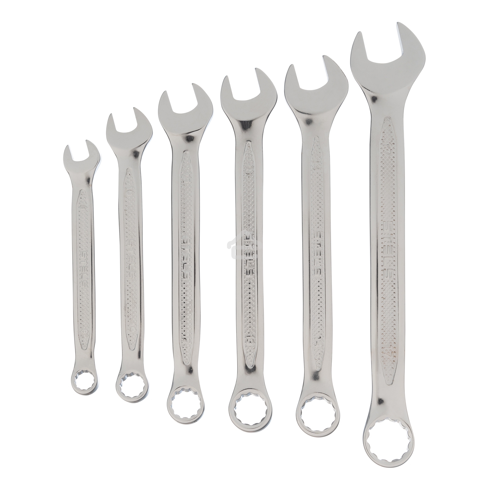 Набор ключей комбинированных 6 шт. 8-17 мм антислип Stels