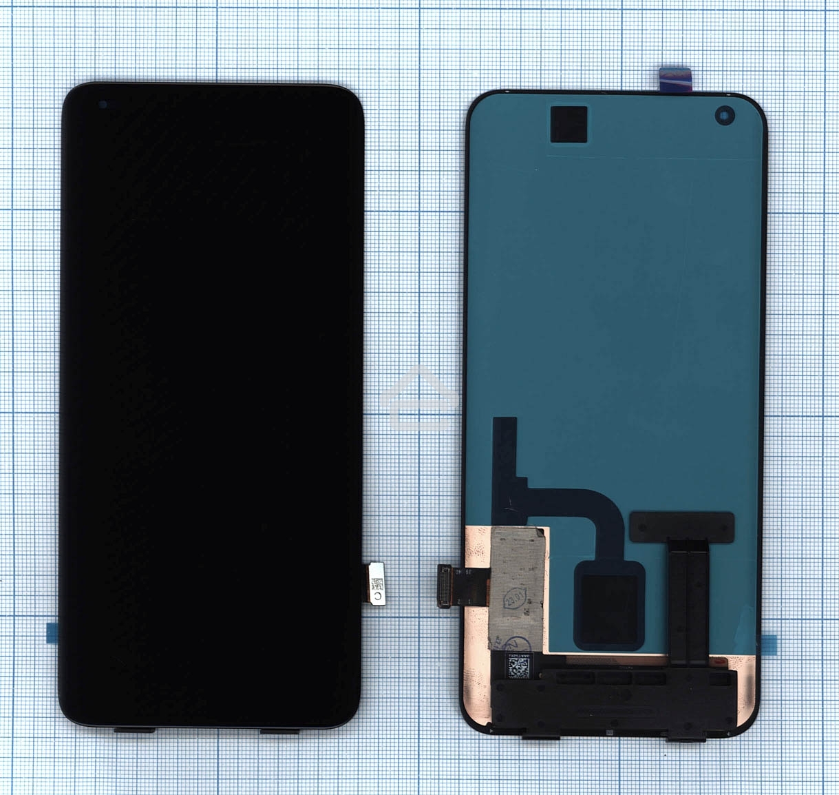 Дисплей для Xiaomi Mi10 в сборе с тачскрином черный