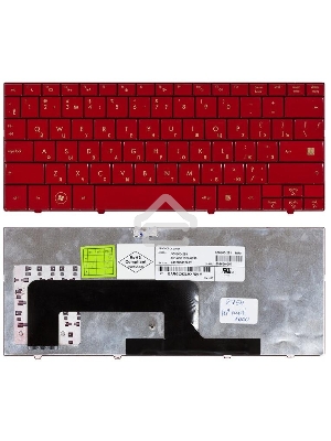 Клавиатура для ноутбука HP mini 700 1000 1100 красная