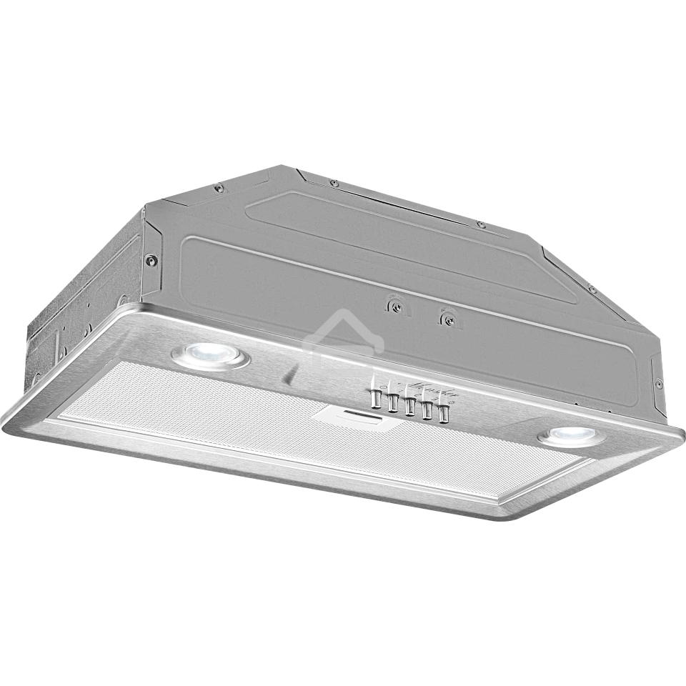 Вытяжка встраиваемая Monsher Inhit 60 Acier стальной, 53 см, 1200 куб. м/ч, 53 дБ