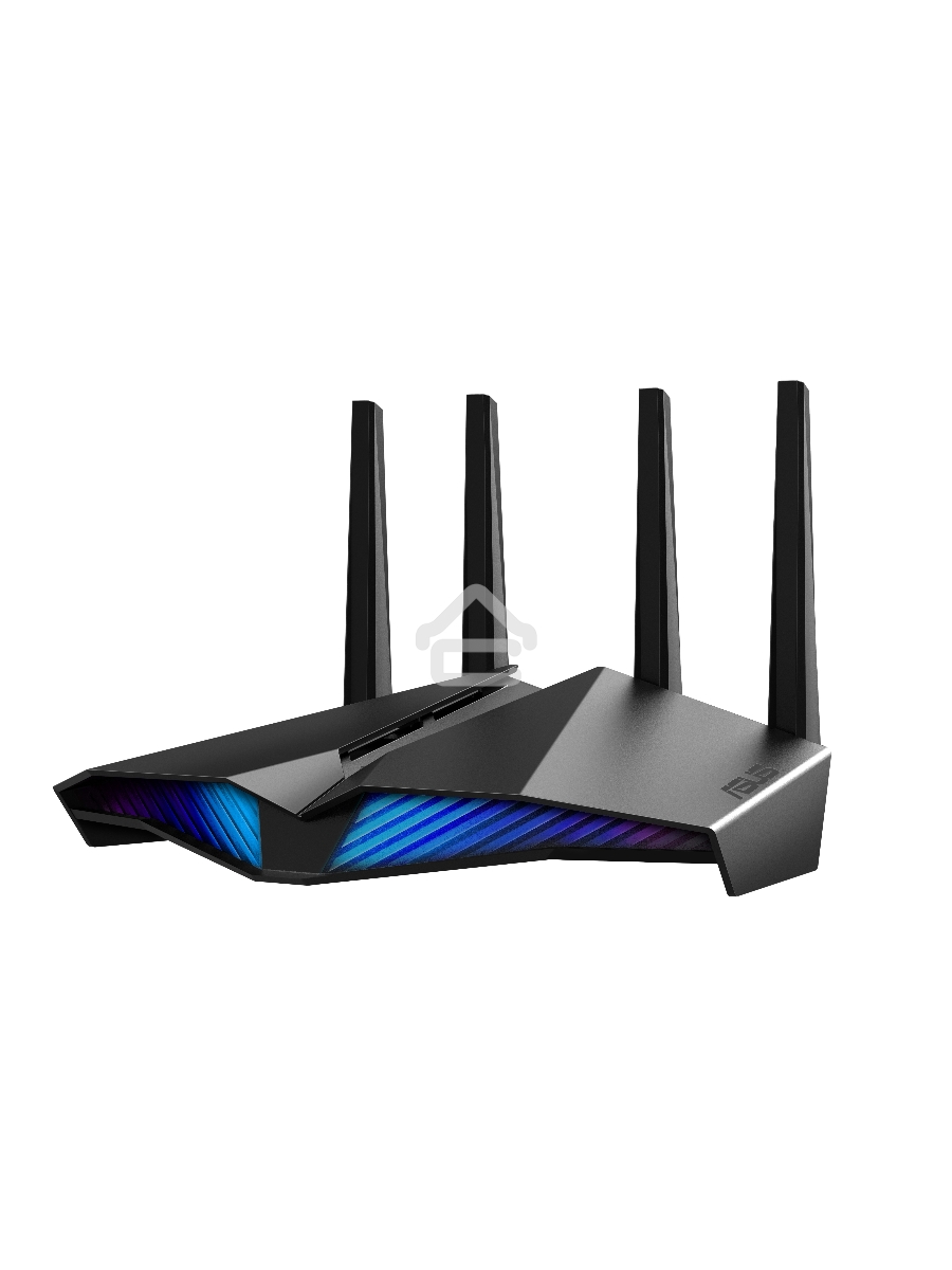 Роутер ASUS RT-AX82U роутер 802.11b/g/n/ac/ax, до 574 + 4804Мбит/c, 2,4 + 5 гГц, 4 антенны, USB, GBT LAN ; 90IG05G0-MO3R10