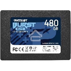Накопитель SSD Patriot Burst Elite, 480Gb, SATA, 2.5