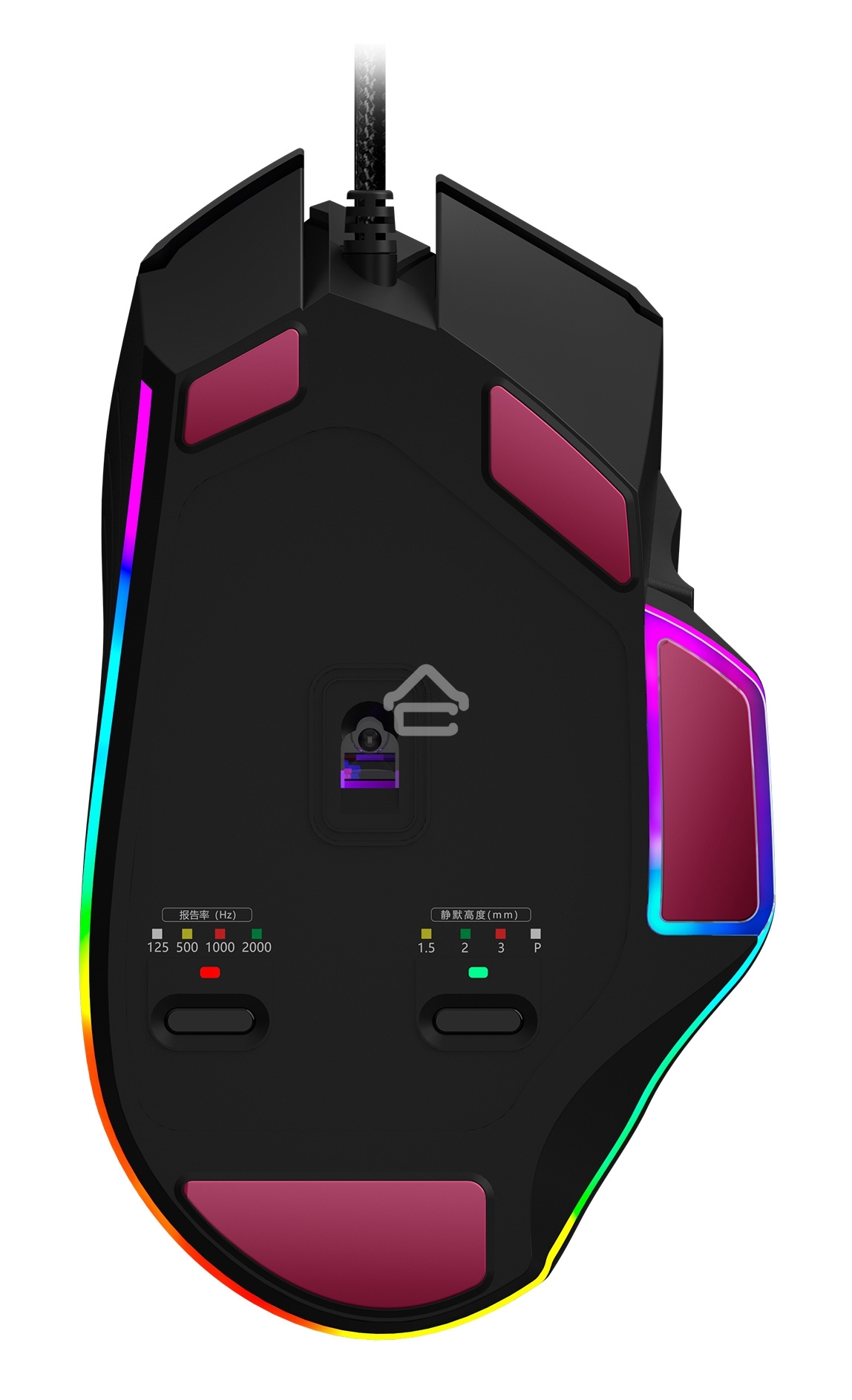 Мышь проводная A4Tech Bloody W95 Max черный, 12000 dpi, USB, кнопки - 10