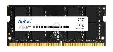 Оперативная память NETAC Basic, DDR4, 16GB (1x16GB), 3200MHz, CL22, SO-DIMM