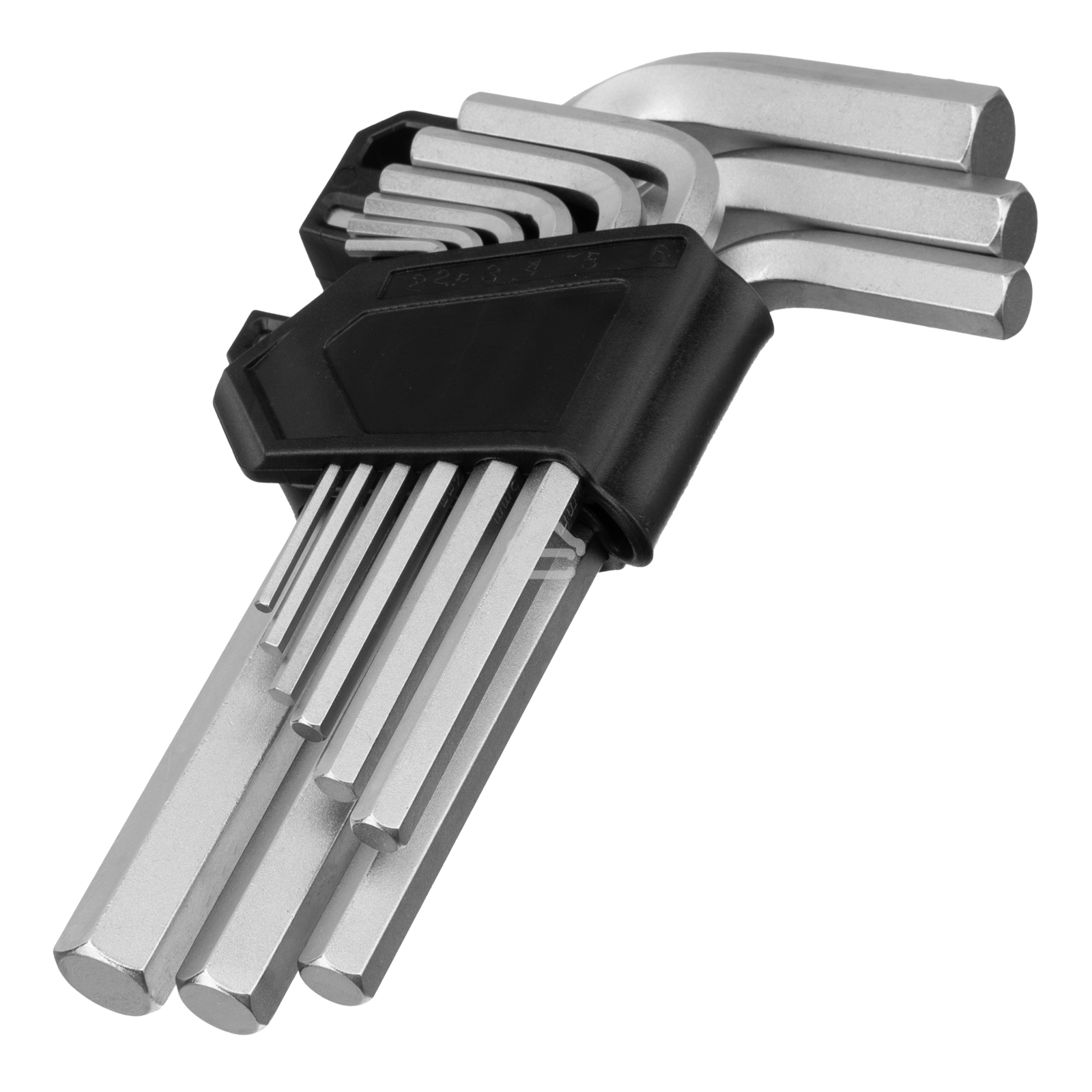 Набор ключей имбусовых Сибртех HEX, 2-12 мм, CrV, 9 шт.