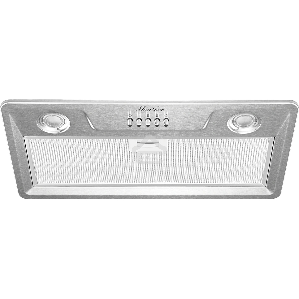 Вытяжка встраиваемая Monsher Inhit 60 Acier стальной, 53 см, 1200 куб. м/ч, 53 дБ