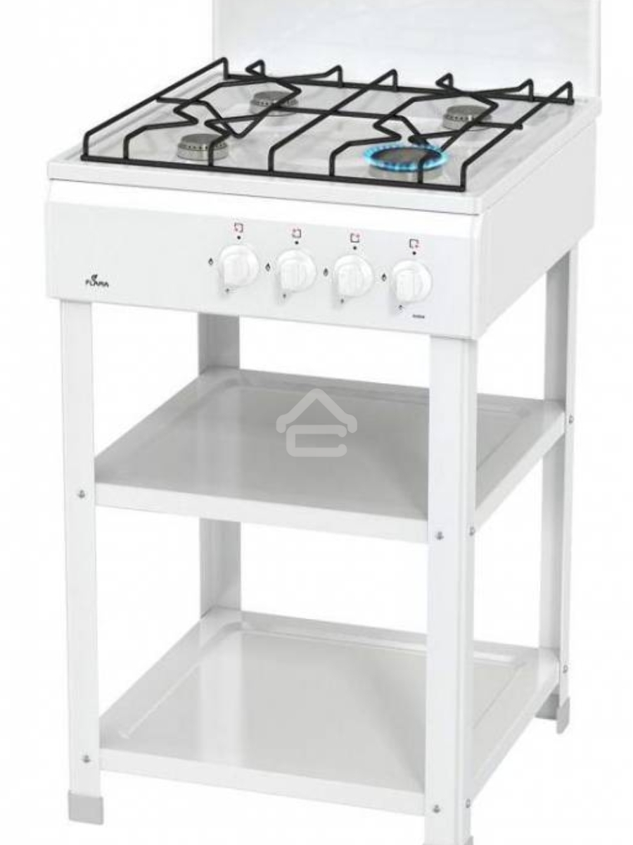 Плита газовая Flama AVG 1402 W белый, конфорок 4 шт, духовка 50 л, 50 см x 85 см x 58 см