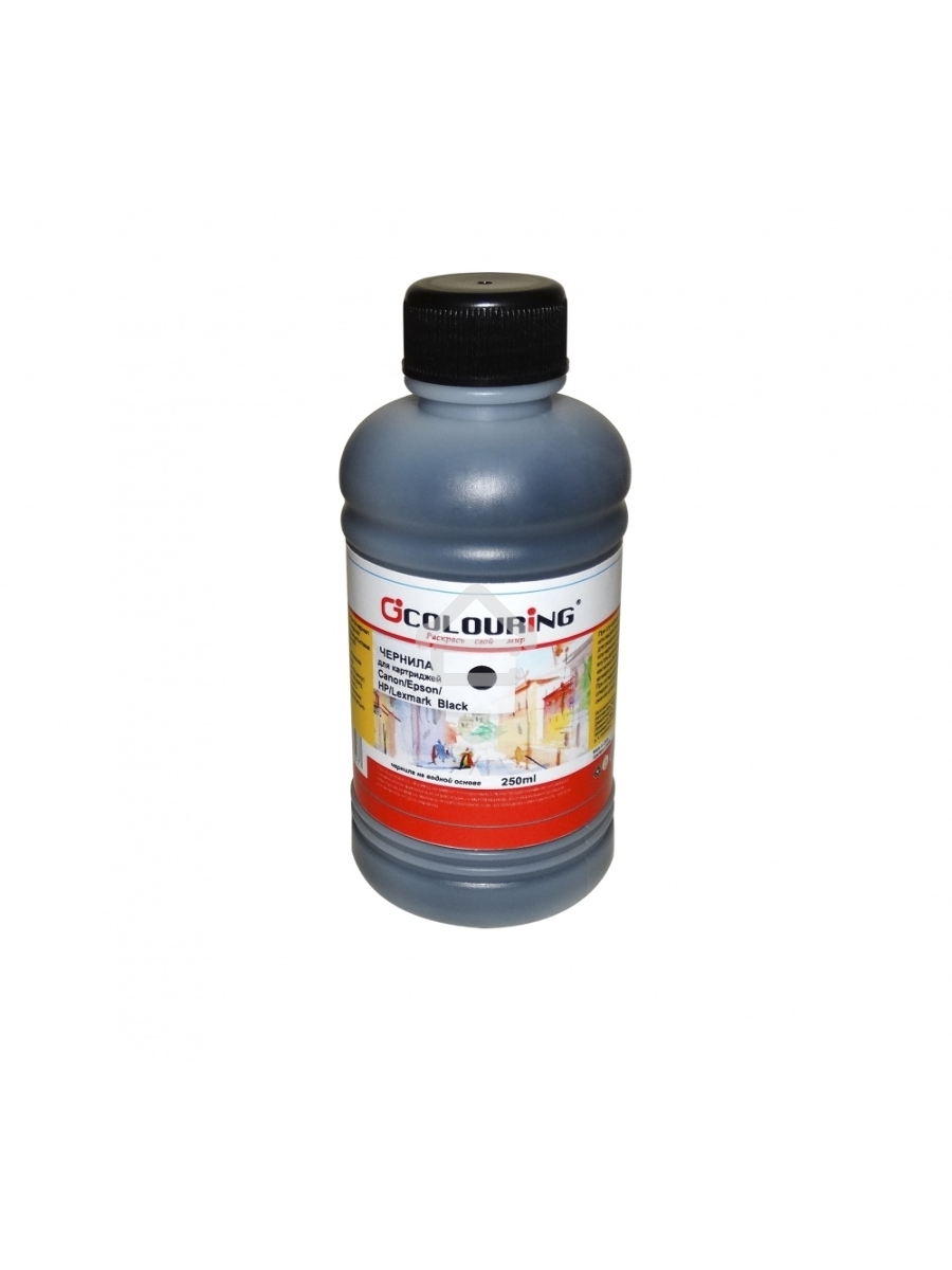 Чернила для Canon/Epson/HP/Lexmark Black 250 мл водн Colouring U