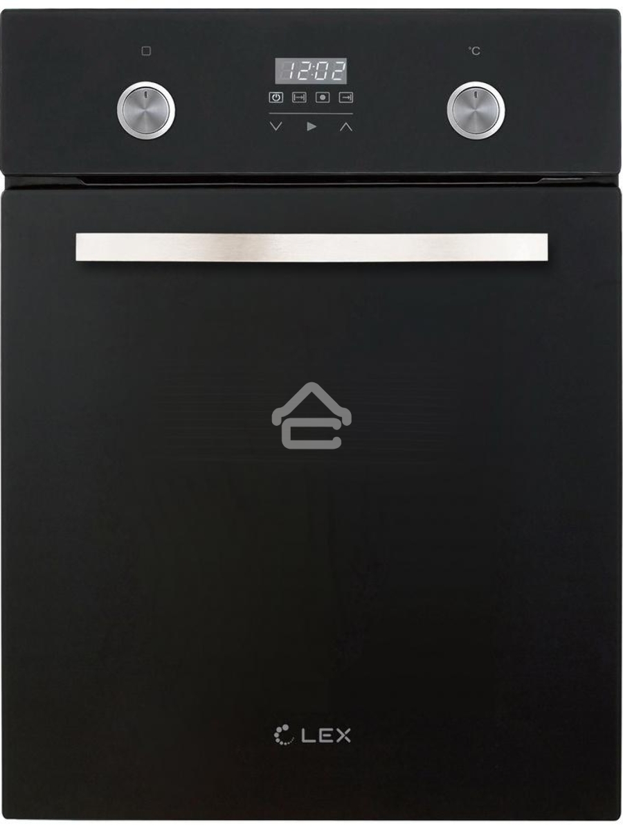 Духовой шкаф LEX EDP 4590 BL Matt Editionобъем 55л, LED таймер, 9 функций, встраиваемый