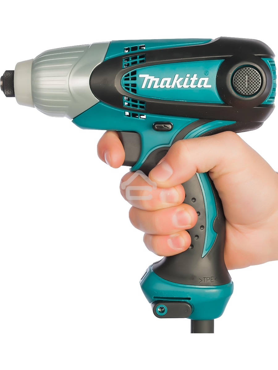 Дрель-шуруповерт Makita TD0101F, Сетевой, 230Вт, Ударный