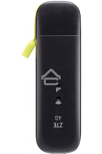 Модем 2G/3G/4G ZTE MF79RU USB Wi-Fi Firewall +Router внешний черный