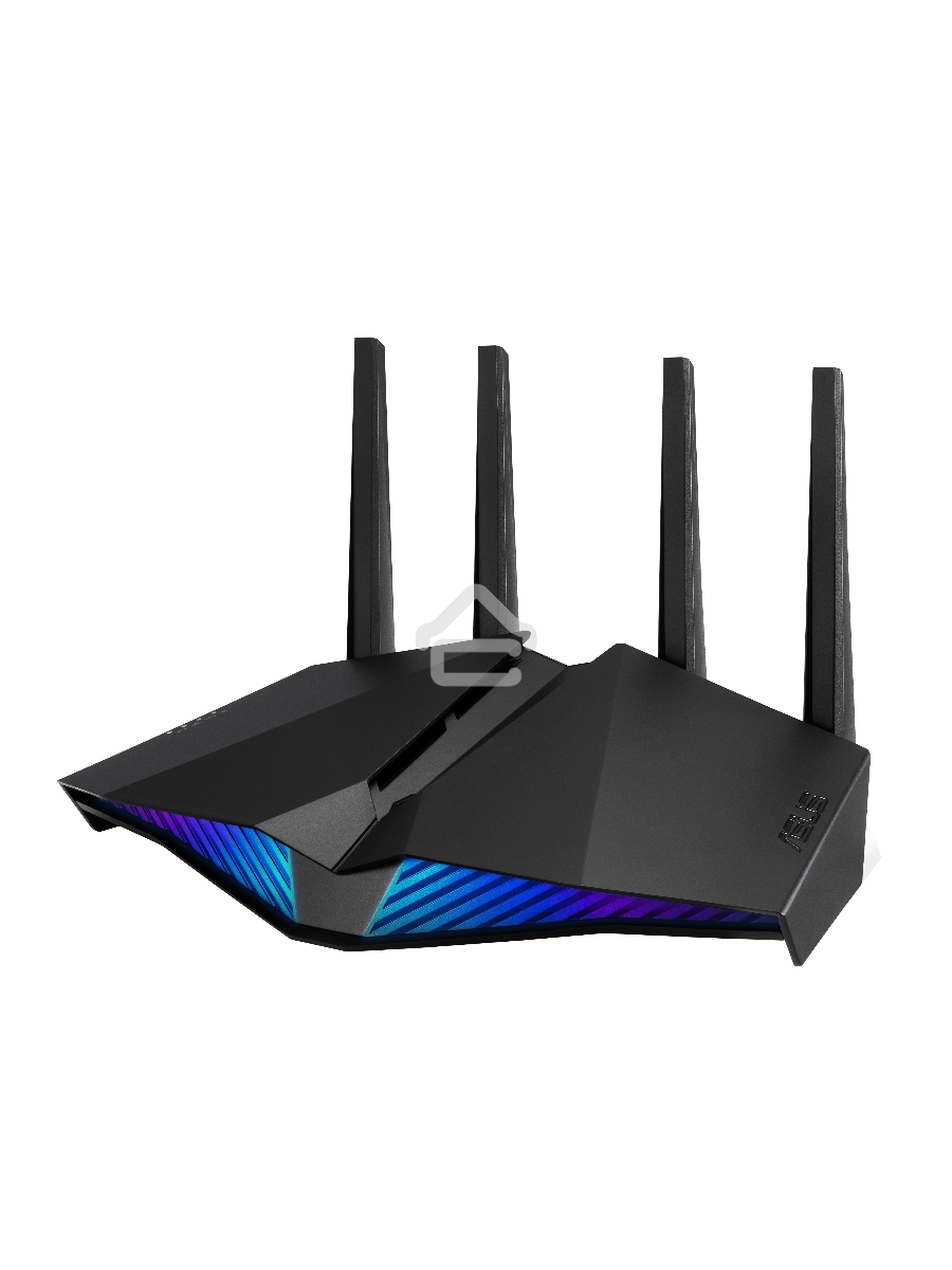 Роутер ASUS RT-AX82U роутер 802.11b/g/n/ac/ax, до 574 + 4804Мбит/c, 2,4 + 5 гГц, 4 антенны, USB, GBT LAN ; 90IG05G0-MO3R10