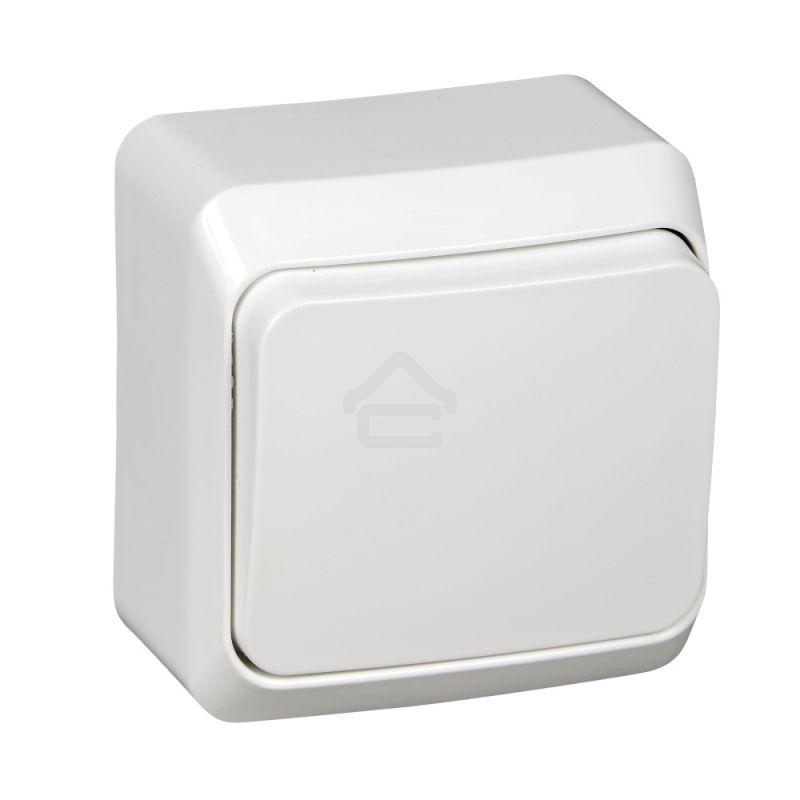 Выключатель 1-кл. ОП Этюд 10А IP20 белый SchE BA10-001B