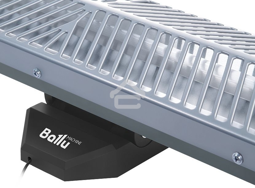 Обогреватель инфракрасный Ballu BIH-LW2-1.5 серый, кварцевый, 1500 Вт, 25 м2