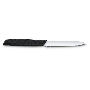 Нож кухонный Victorinox Swiss Modern (6.9003.10W) стальной разделочный лезв.100мм серрейт. заточка черный