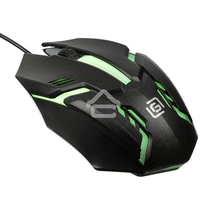 Мышь проводная Oklick 396M INSOMNIA черный, 1000 dpi, USB, кнопки - 3