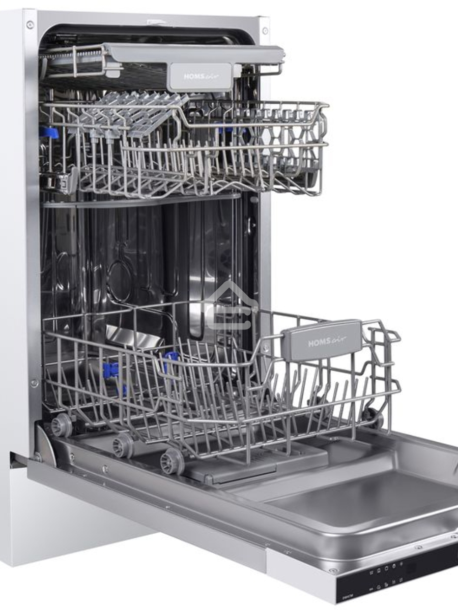 Встраиваемая посудомоечная машина HOMSair DW47M, черный, 44.5 см, 10 компл., 47 дБ, класс A++