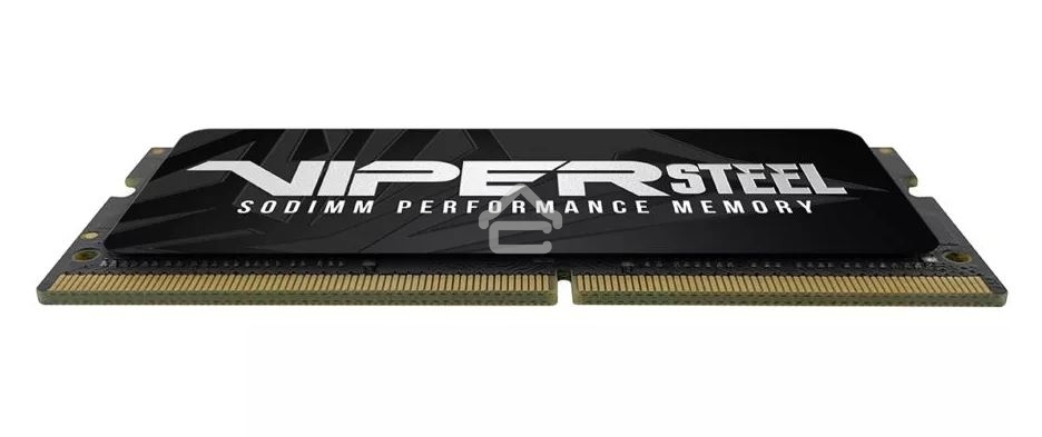 Оперативная память Patriot Viper Steel, DDR4, 8Gb (1x8Gb), 3200MHz, CL22, с радиатором, черный, SO-DIMM