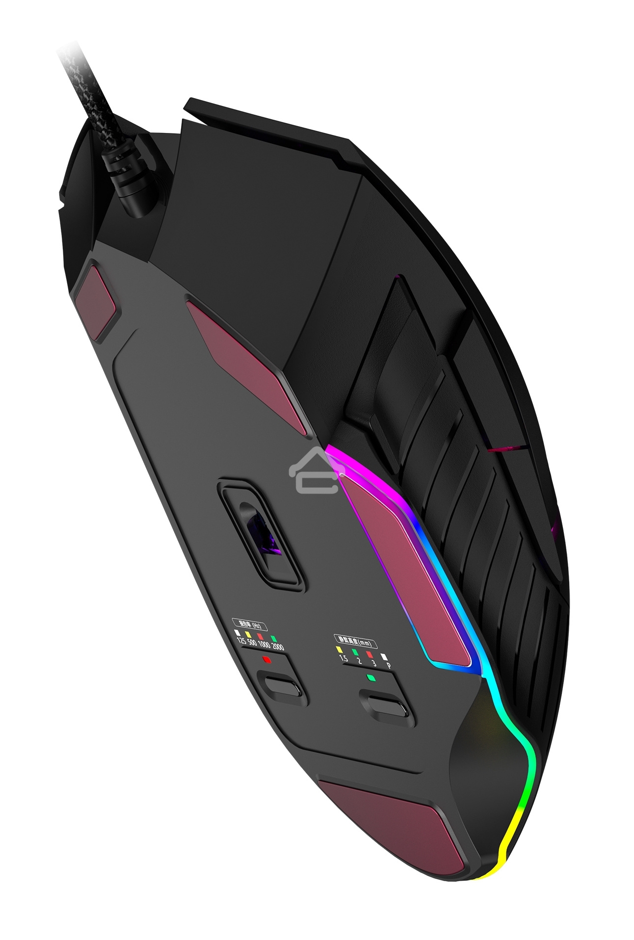 Мышь проводная A4Tech Bloody W95 Max черный, 12000 dpi, USB, кнопки - 10