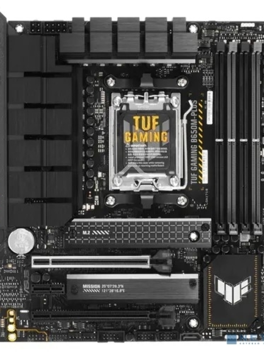 Материнская плата ASUS TUF GAMING B650M-PLUS, AM5, AMD B650, 4xDDR5, 4xSATA, 2xM.2, 1xPCIe 4.0 x16, 1xPCIe 4.0 x4, 1xDP, 1xHDMI, 1x 2.5Gb LAN, 4xUSB-A 3.2 Gen 2, 1xUSB-A 3.2 Gen 1, 1xUSB-C 3.2 Gen 2x2, 5x3.5 мм, 7.1, mATX
