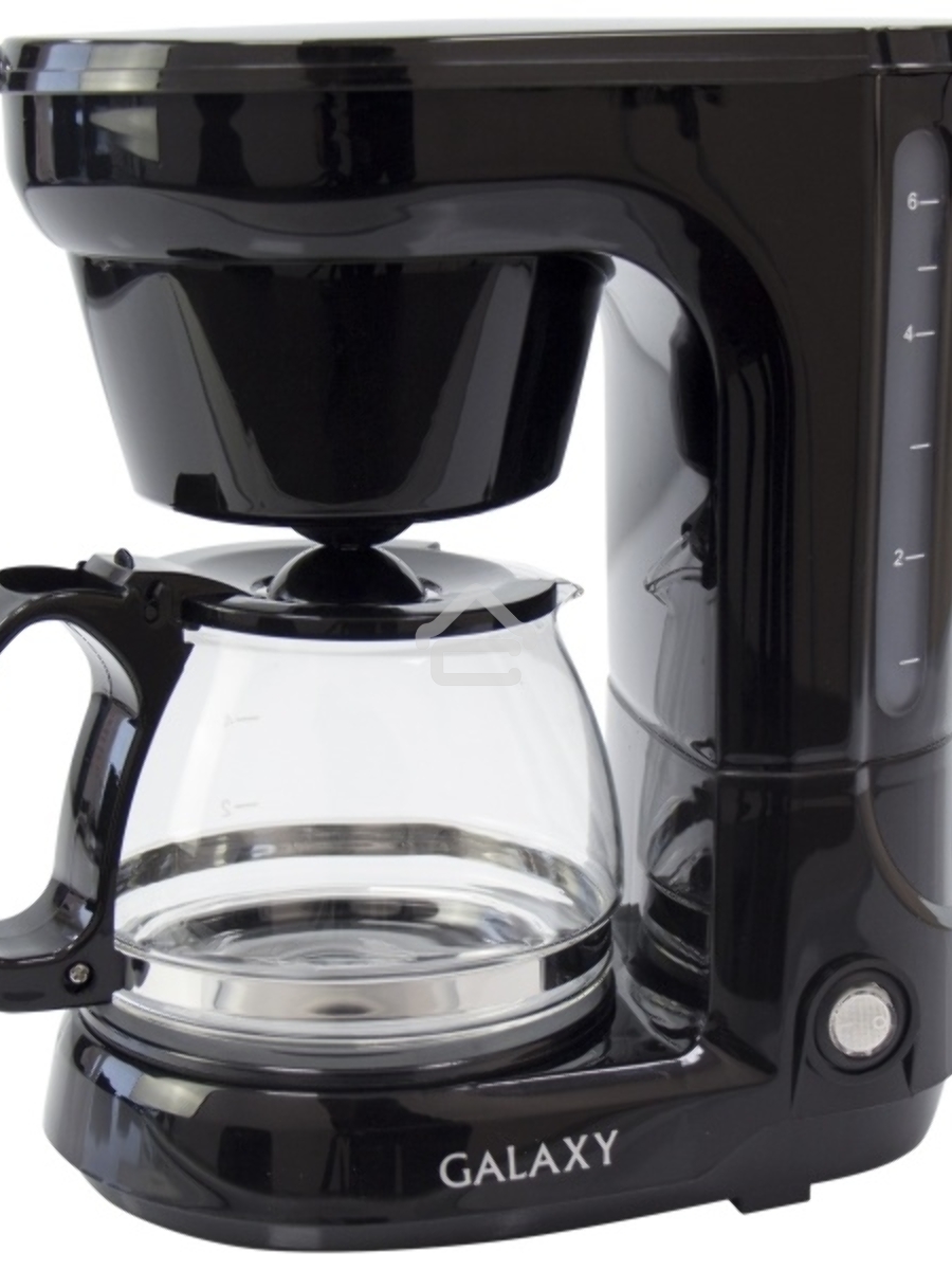Кофеварка капельная Galaxy Line GL 0701 черный, исп. кофе - молотый, 0,75 л , 700 Вт.