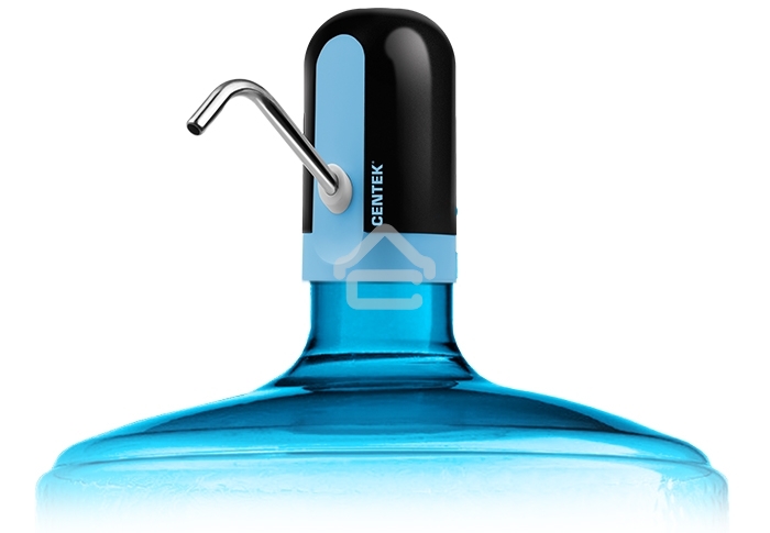Помпа электрическая Centek CT-3000 черный 1.2л/мин 5Вт, 1 насос, Li 1200 мАч, USB зарядка, LED