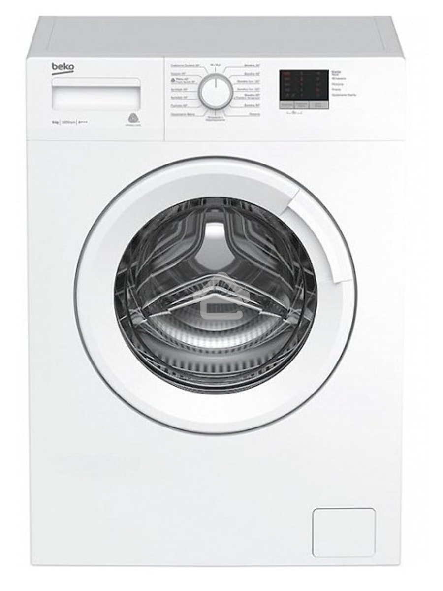 Стиральная машина Beko WRE6511BWW  (R) белый, загрузка фронтальная 6 кг, 1000 об/мин., класс: А