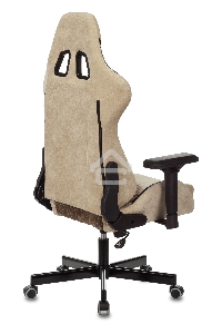 Кресло игровое Бюрократ VIKING 7 KNIGHT BR FABRIC коричневый текстиль/эко.кожа крестовина металл/пластик
