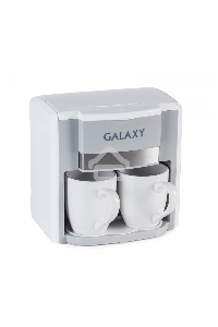 Кофеварка капельная Galaxy Line GL 0708 белый, исп. кофе - молотый, 0,3 л, 750 Вт.
