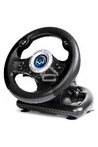 Руль SVEN GC-W500 (педали, вибро, скоба, лепестки, D-pad, 10 кл, резин. вставки, PC/Xinput)