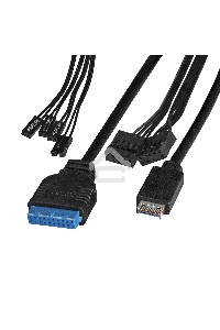 Компьютерный корпус Miditower ExeGate EX287366RUS XP-334UC-XP350 (ATX, XP350 с вент. 12см, 1*USB+1*USB3.0+1*TypeC, аудио, черный)