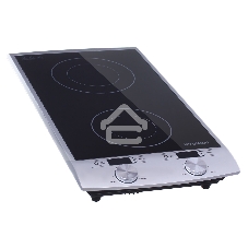 Плита настольная электрическая Hyundai HYC-0103 серебристый/черный стеклокерамика (настольная)