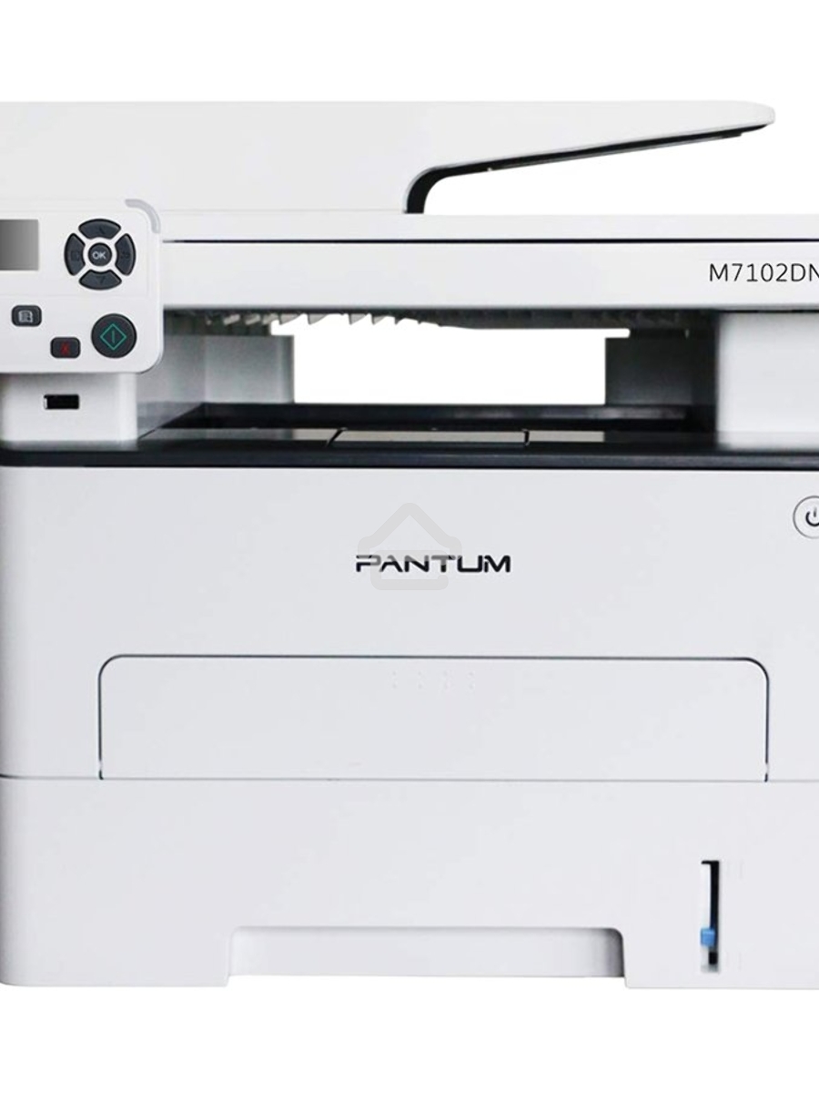МФУ лазерный Pantum M7102DN, A4, ч/б, печ. до 33 стр/мин., скан. до 24 стр/мин., 1200x1200dpi, USB, RJ-45