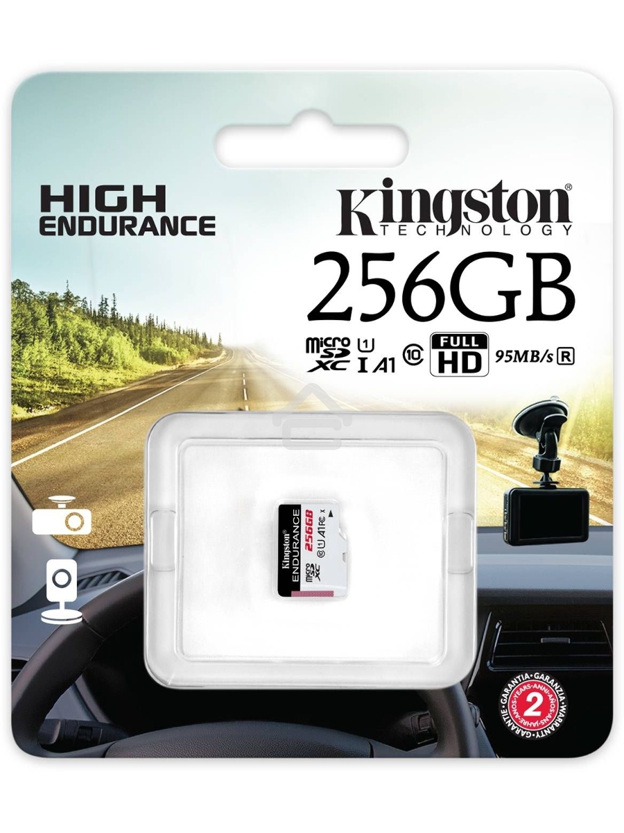 Флеш карта microSDXC 256GB Kingston SDCE/256GB High Endurance w/o adapter