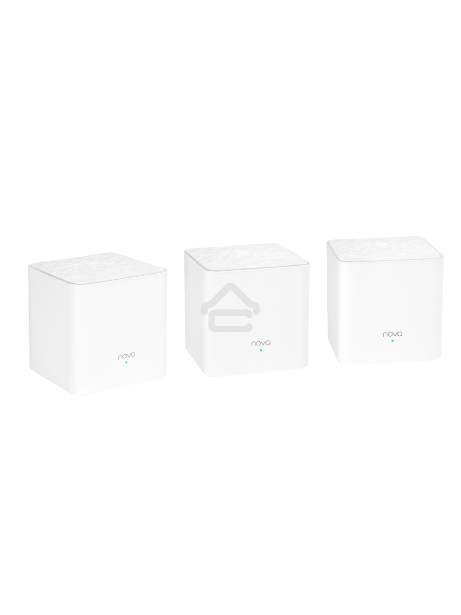 Двухдиапазонная Wi-Fi Mesh система Tenda nova MW3 (3 роутера) АС1200 , 2 порта fast ethernet RJ45