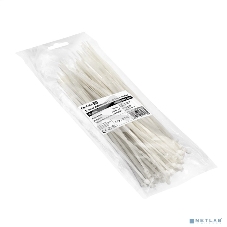 Стяжка (хомут) нейлоновая ExeGate CV66-150x3.6W (нейлон 6.6, 150x3.6 мм, неоткрывающаяся, halogen free, -40°C - +85°C, белая, 100 шт)