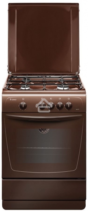 Плита газовая Gefest ПГ 1200-С7 К89 коричневый, конфорок 4 шт, духовка 63 л, 60 см x 85 см x 60 см