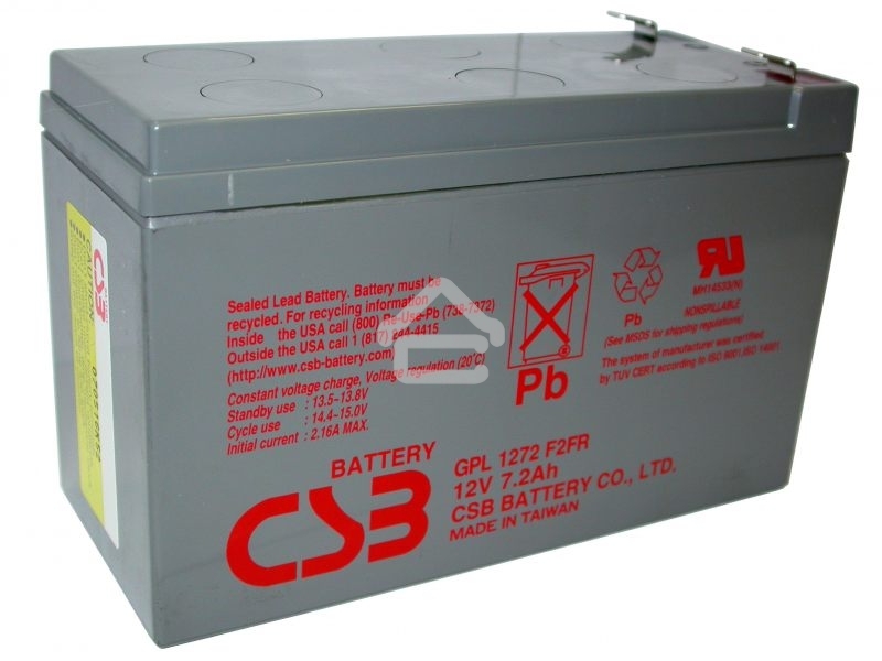 Аккумулятор CSB GPL1272 F2FR (12V 7.2Ah )