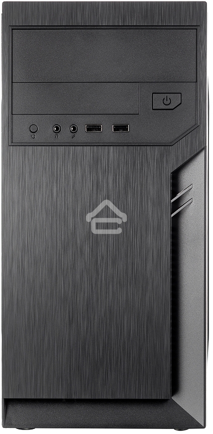 Компьютерный корпус с блоком питания 500Вт./Case Foxline FL-702, mATX, 1x5.25EXT, 1x3.5EXT, 2x3.5INT, 2xUSB 2.0, HDA, w/o FAN, w/500W ATX PSU, w/1.2m EU pwr cord