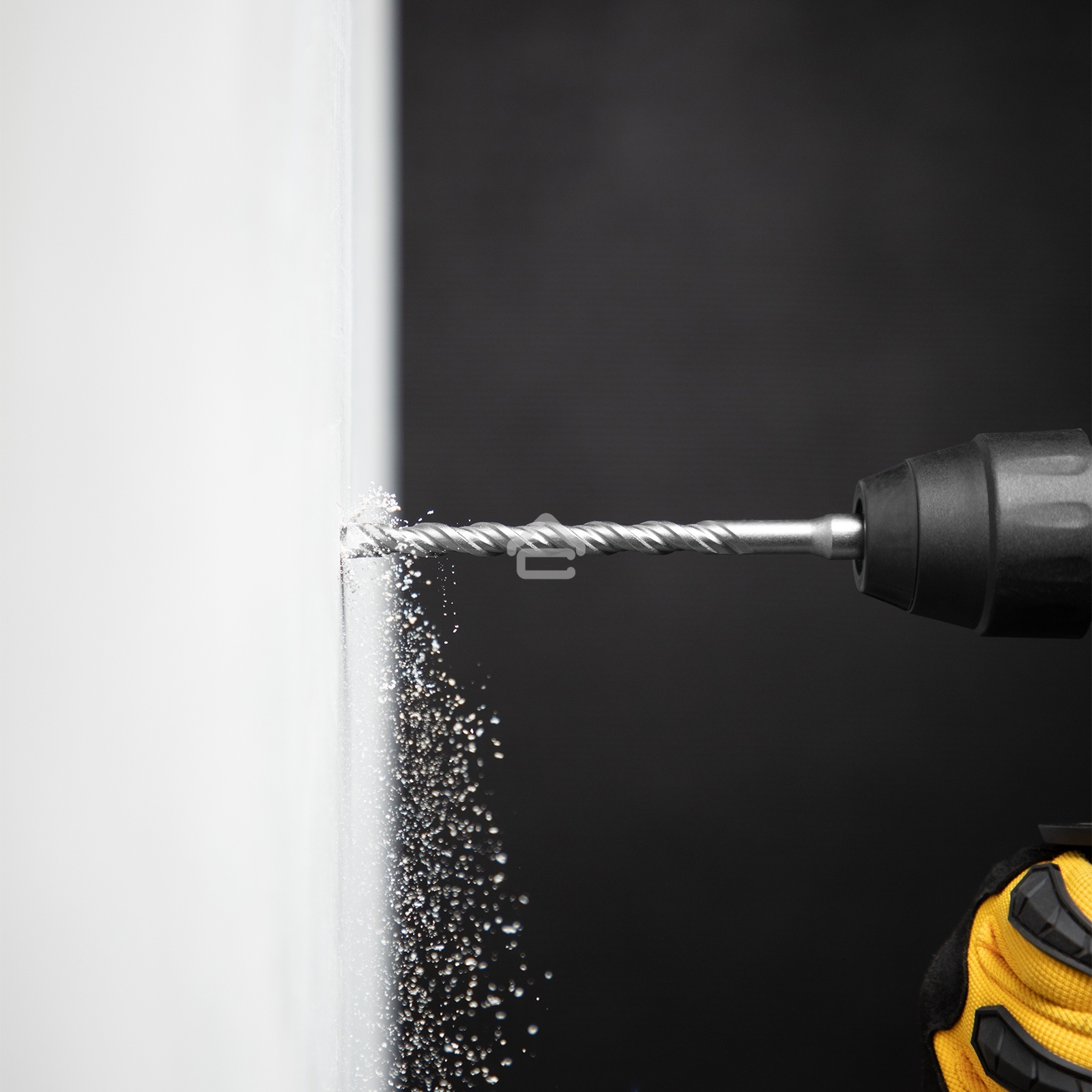 Бур по бетону Denzel двойная спираль, Cobalt W-tip, 6x160 мм, SDS PLUS